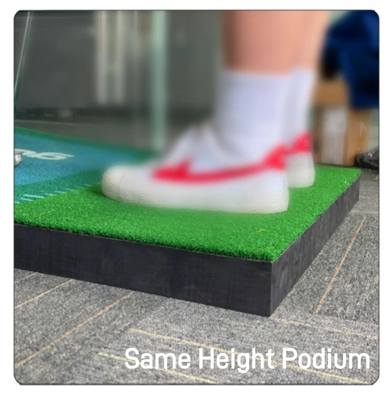 

Новый складной и портативный коврик для гольфа с воздушными насосами для регулировки наклона