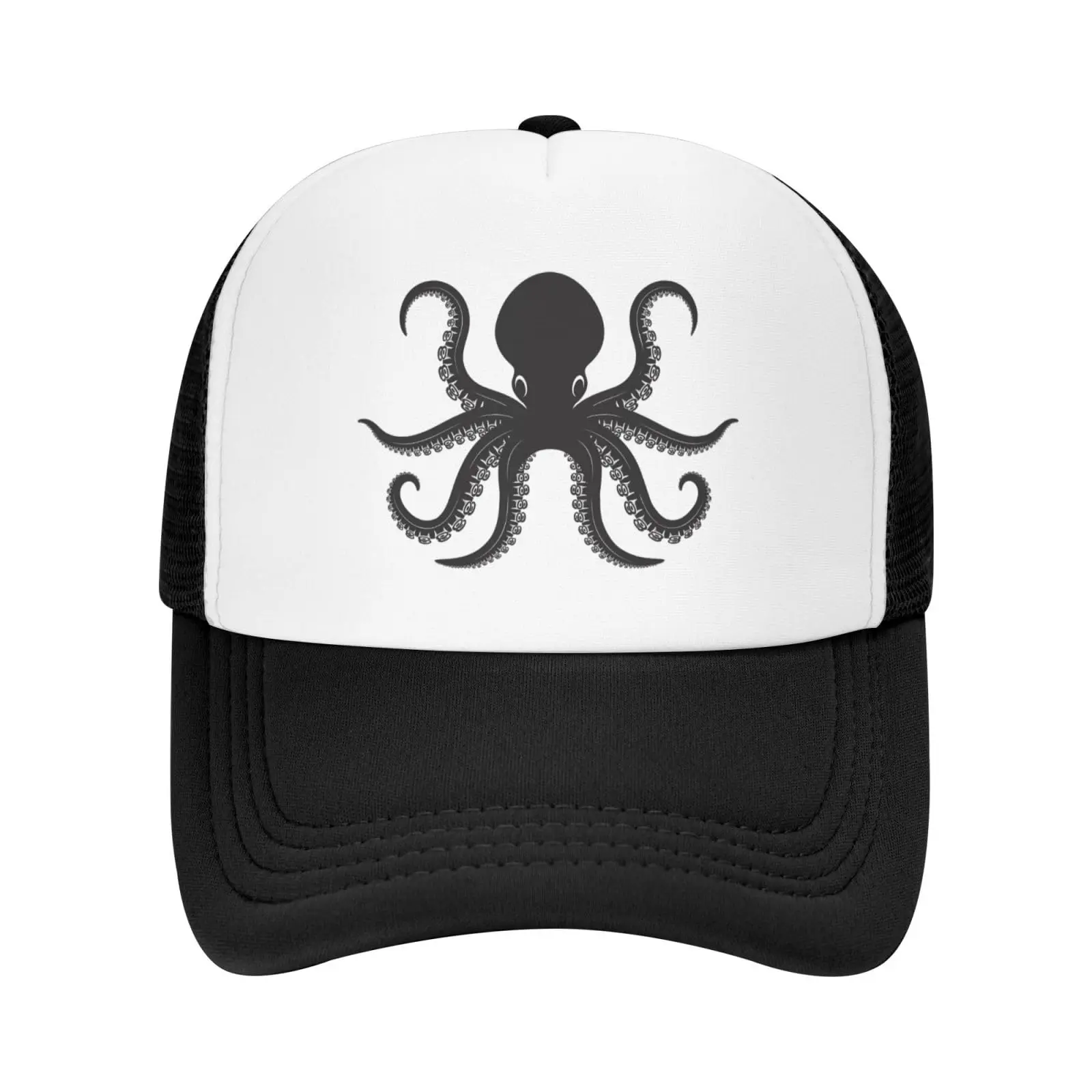 Sandwich Cap Baseball Hat Adjustable Fashion Outdoors Vintage Octopus Retro Octopi Dad Truck Caps Unisex