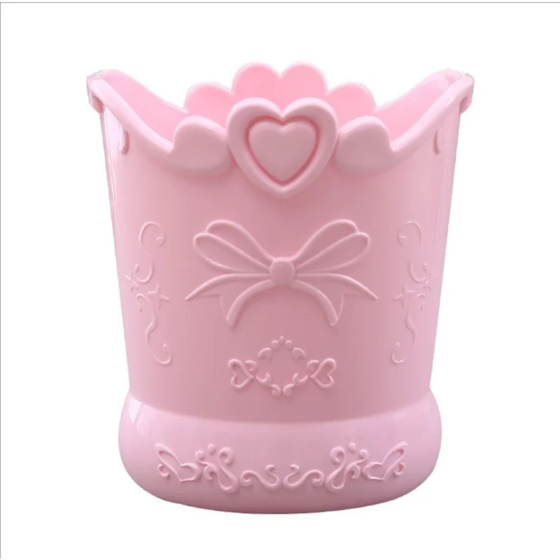 Creative retro stereo Rose Butterfly, large capacity cosmetic cylinder storage box 12.5*10.7cm