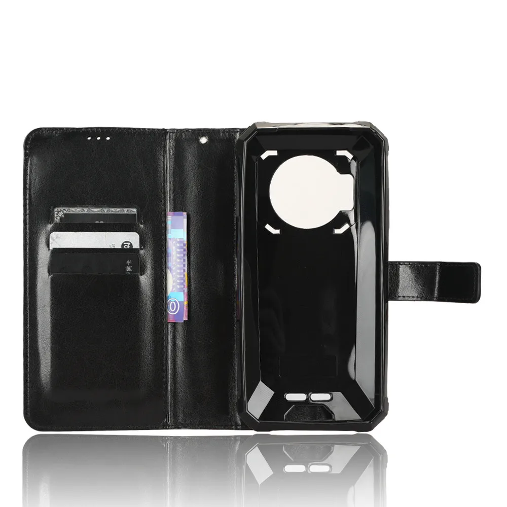 ل Oukitel WP19 حافظة فاخرة فليب محفظة من جلد PU الحبل حامل حافظة ل Oukitel WP19 5G WP 19 OukitelWP19 حقيبة الهاتف #3