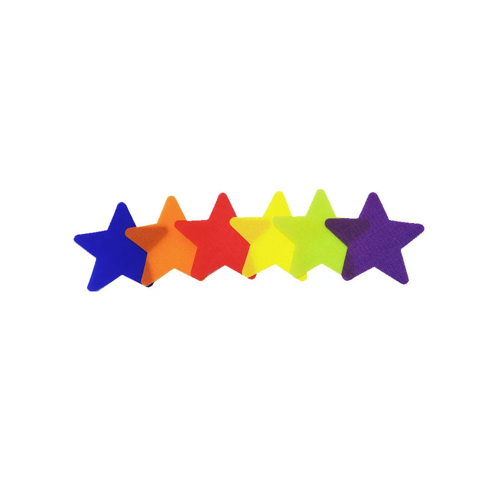 

12Pcs Colorful Carpet Markers Nylon Star Stickers Educational Home Classroom Colorful Carpet Marker
