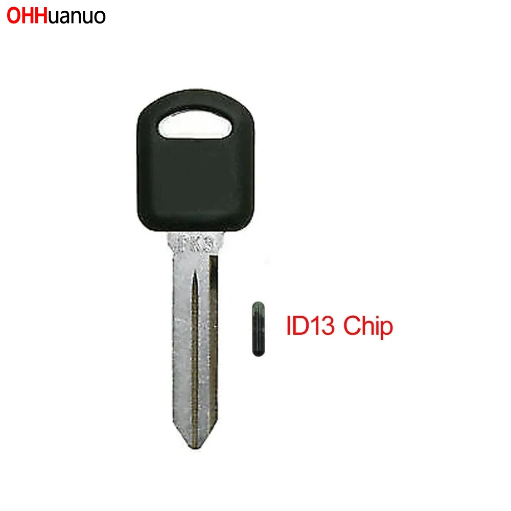 Transponder PK3 Key Ignition Uncut Blade with id13 chip For GM For Chevy For Buick Mini Van