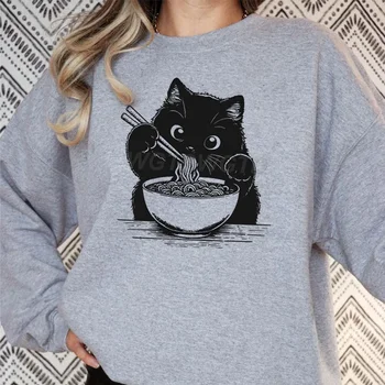 Cat Lover Kawaii Cartoon Sweatshirt