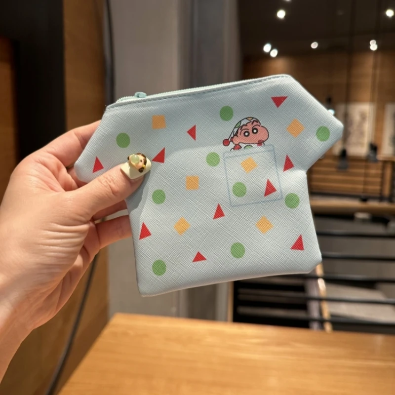 Crayon Shin-Chan Clothing Design Cartoon Creativity Cute Zero Wallet Comic Storage Bag Small Makeup Bag A Birthday Gift for Girl