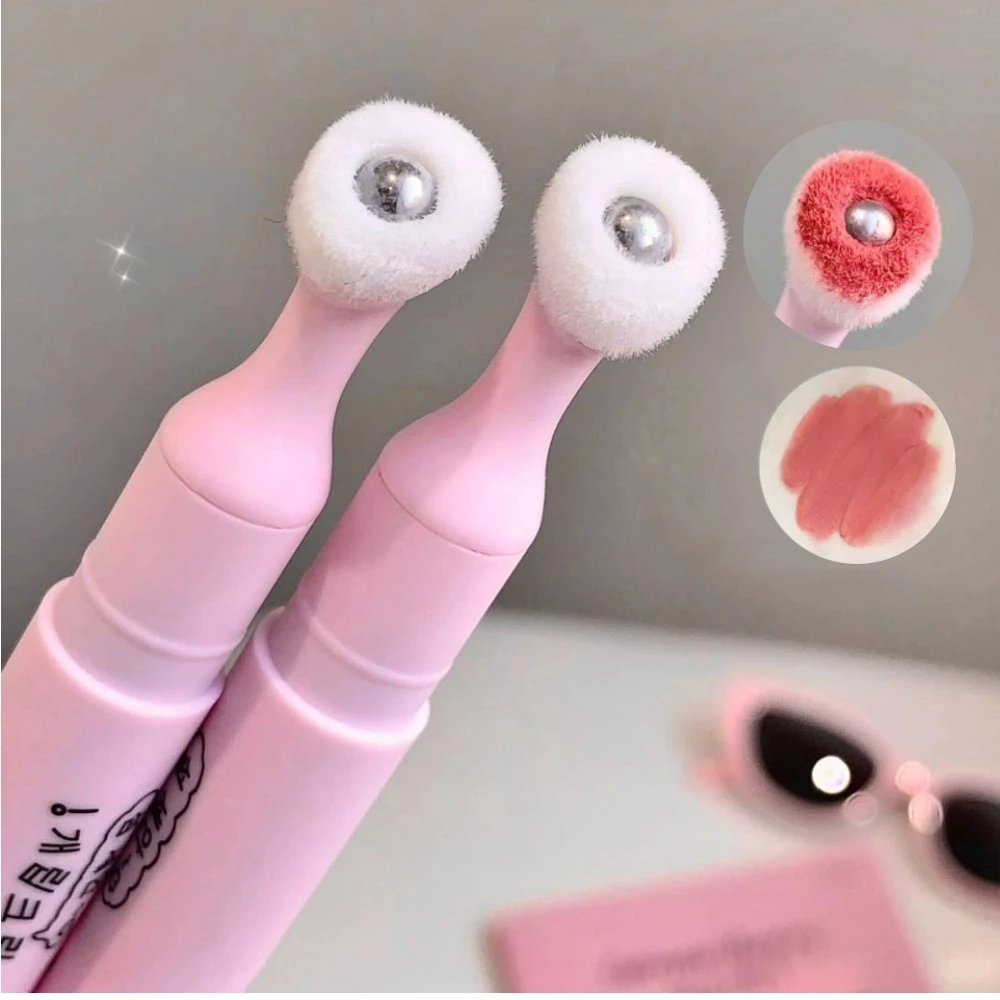 كريم موس شفاه حديد مسطح رفيع للغاية مخملي غير لامع يدوم طويلاً ملمع شفاه مرطب وردي أحمر شفاه طين شفاه وصمة عار كوريا مكياج #4