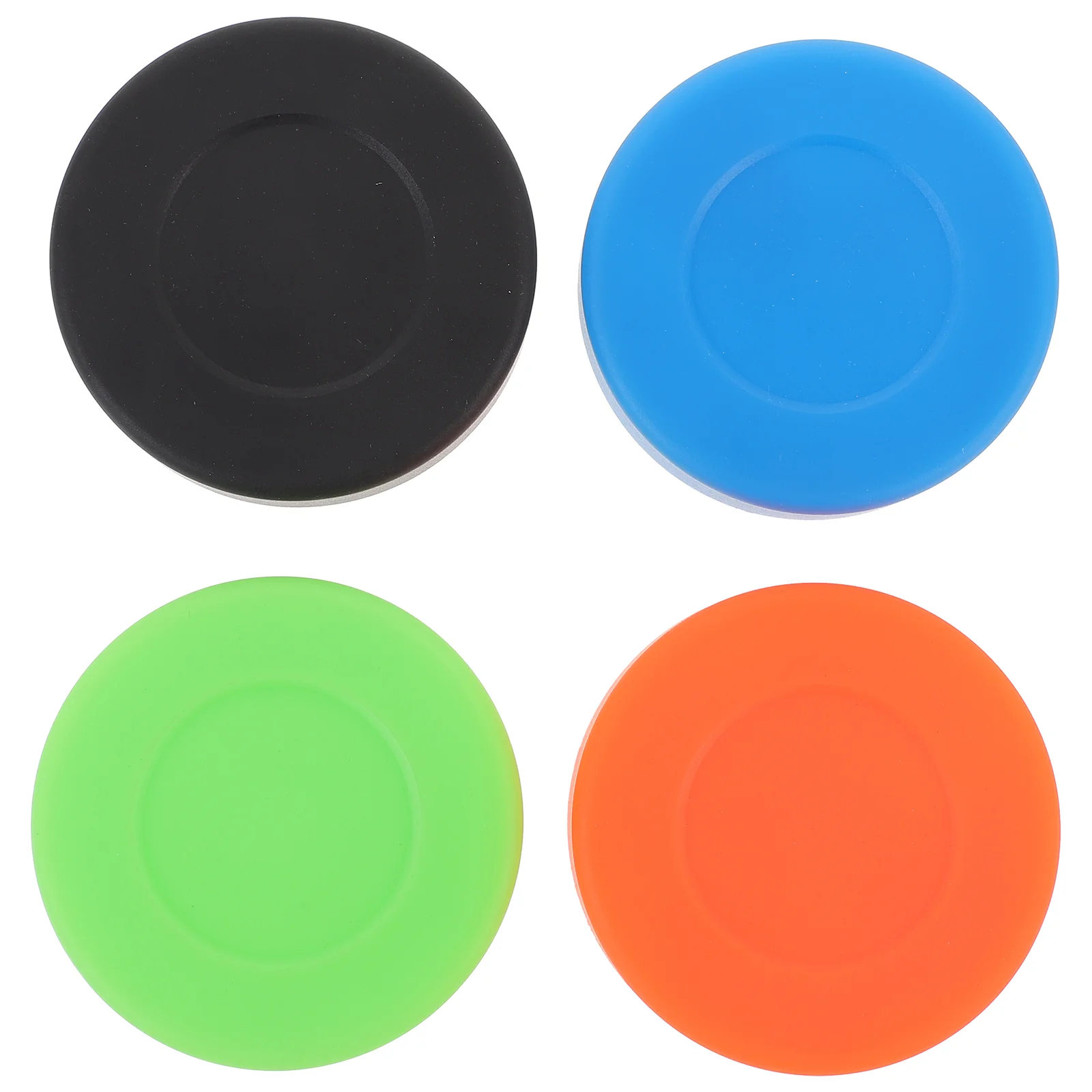 

4 Pcs Accessories Ice Hockey Flat Ball Air Table Full Size Pvc Roller Puck for Training