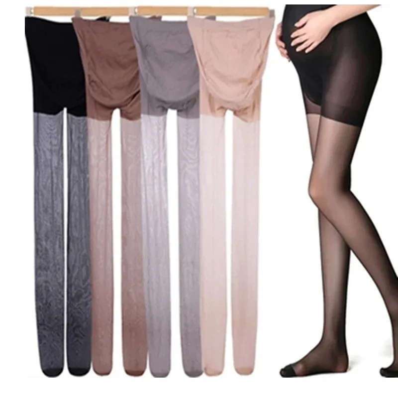 

2pcs/Maternity Pantyhose Pregnancy--Over The Belly - Seamless Breathable & Adjustable Belly Support for Pregnant Women-stocking