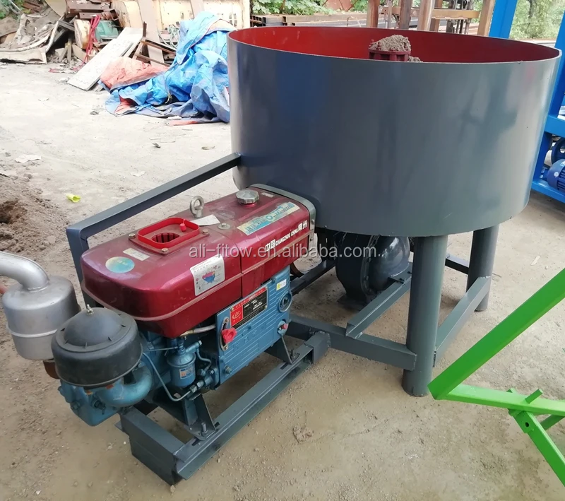 High quality construction equipment concrete mortar pan mixer for sale in India