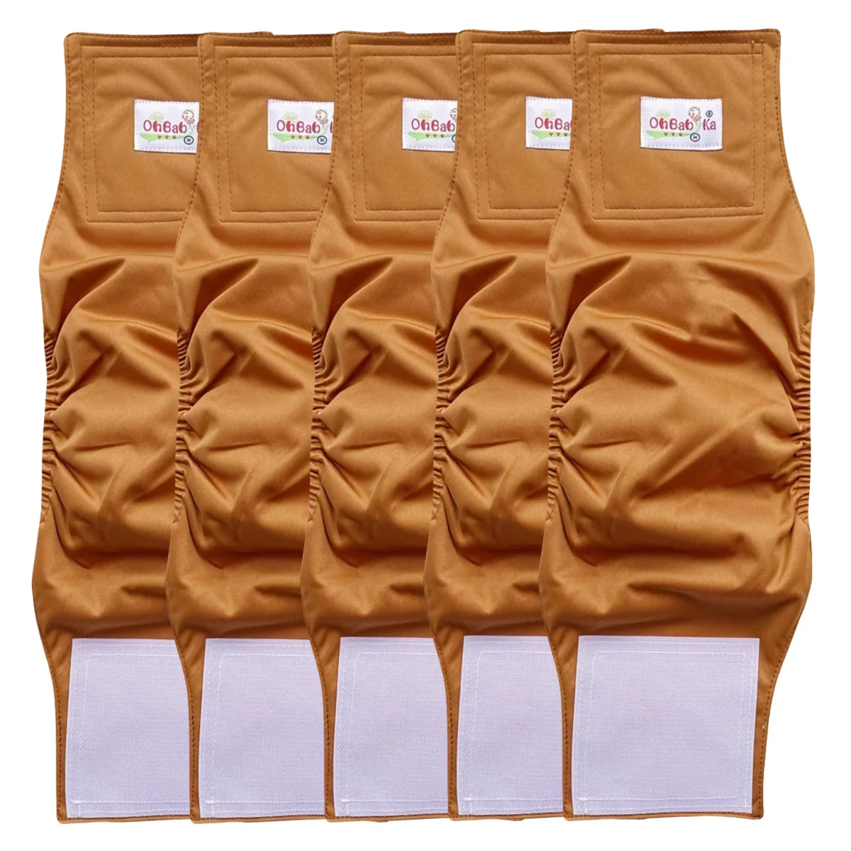 5 adet yıkanabilir erkek köpek bezi kullanımlık Nappy göbek bandı Wrap Pet köpekler fizyolojik sıhhi pantolon yüksek emici çocuk bezi