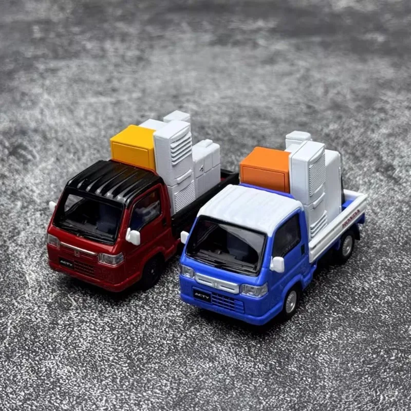 Diecast MH 1:64 Scale Honda Act Truck Spirit Small Truck Alloy Car Model
