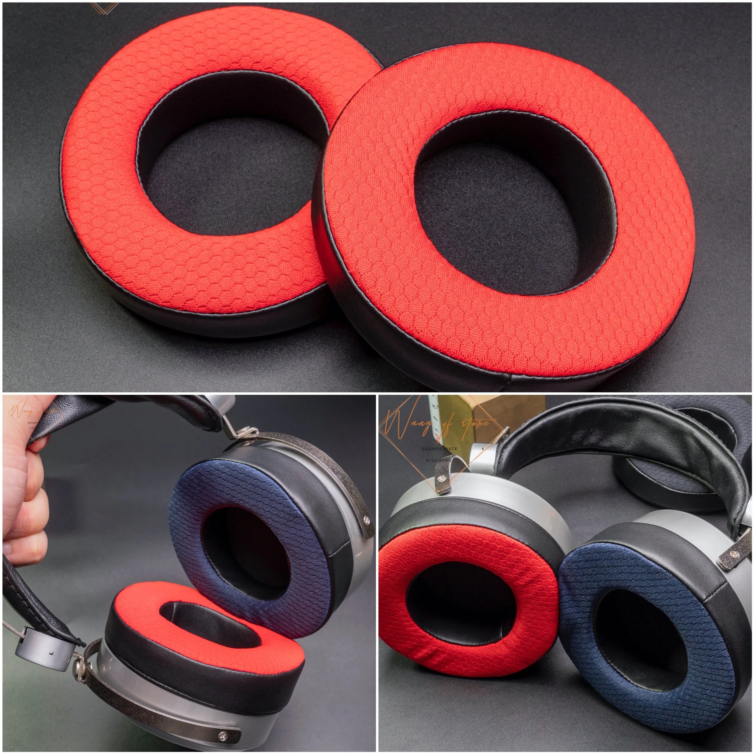 Premium Ear Pads Foam Cushion For HE400 Hifiman HE500 HE4 HE5 HE6 HE5LE Headset Replacment Cover Earmuff Headphone