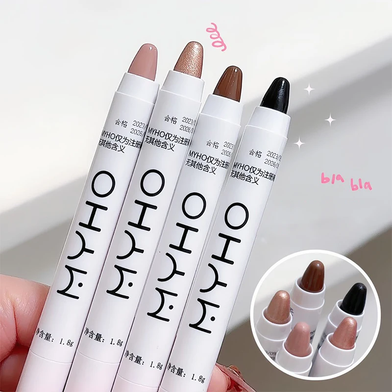 Oogschaduw Liegen Zijderups Markeerstift Matte Witte Pen Koreaanse Cosmetica Professionele Glitter Oogmake-Up Voor Vrouwen