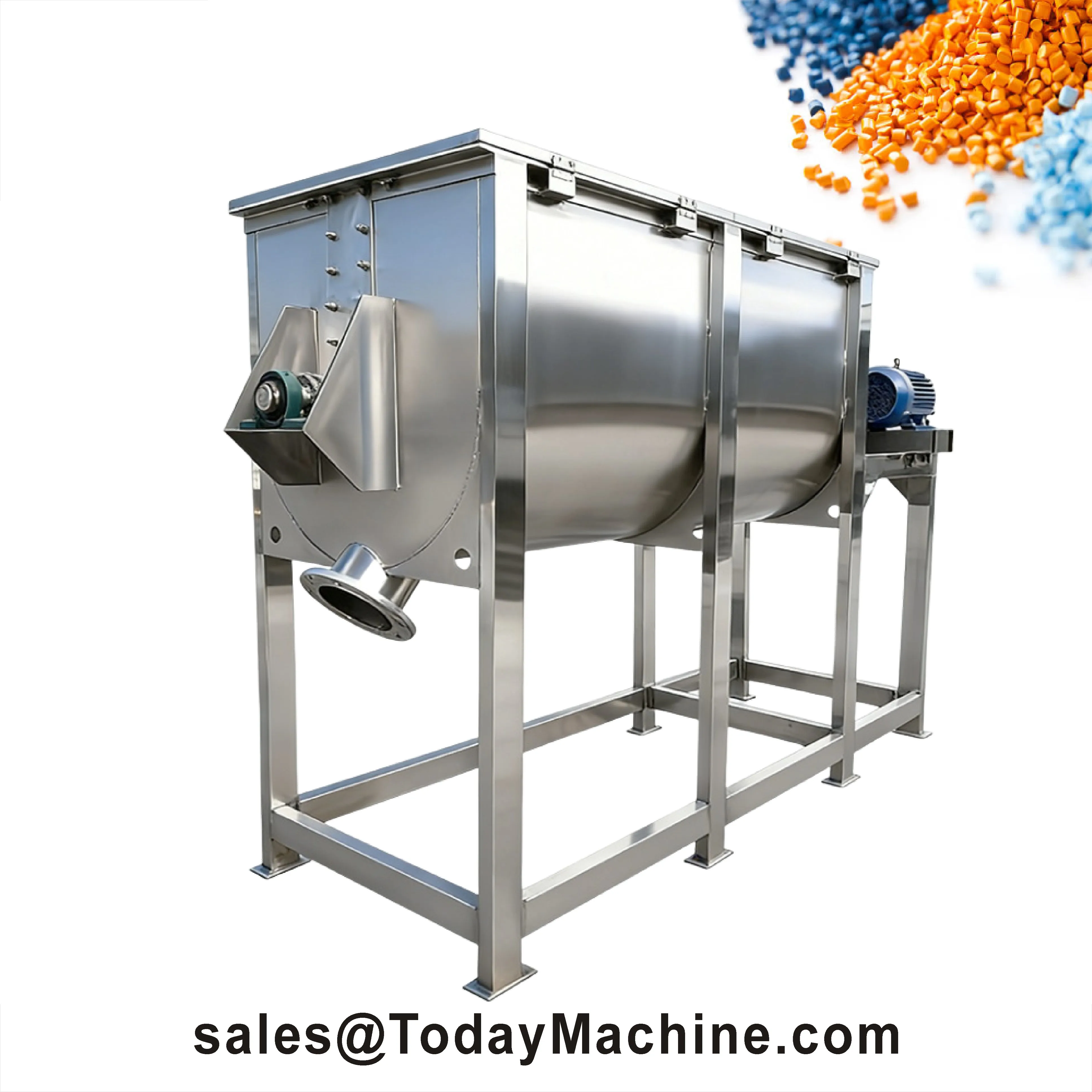 

High Performance Horizontal Paddle Mixer Protein Powder Horizontal Paddle Mixing Machine