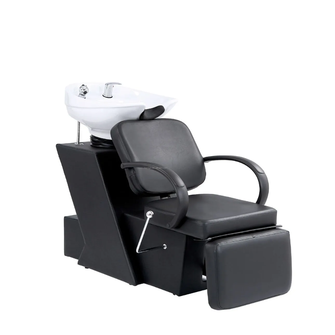 High Quality Modern Beauty Salon Black Shampoo Bed Multifunctional Hairdressing Chair Shampoo Chair