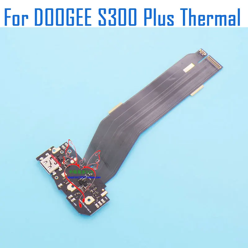 New Original DOOGEE S300 Plus Thermal USB Board Base Charging Port Board With Main FPC For DOOGEE S 300 Plus Thermal Smart Phone