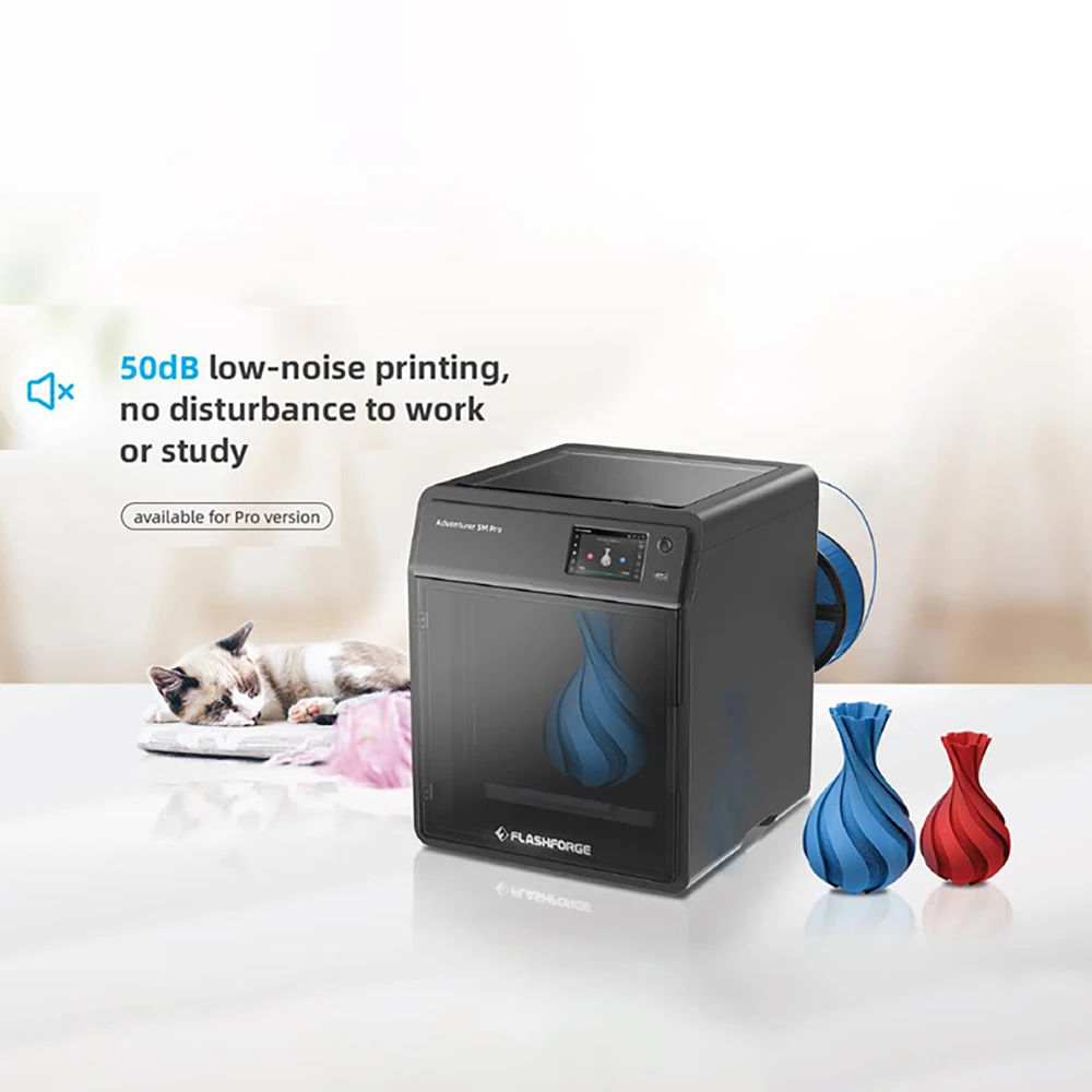 Flashforge Adventurer 5M Pro 3d Printer High Speed Full-auto Leveling Direct Extruder Automatic Shutdown With Camera