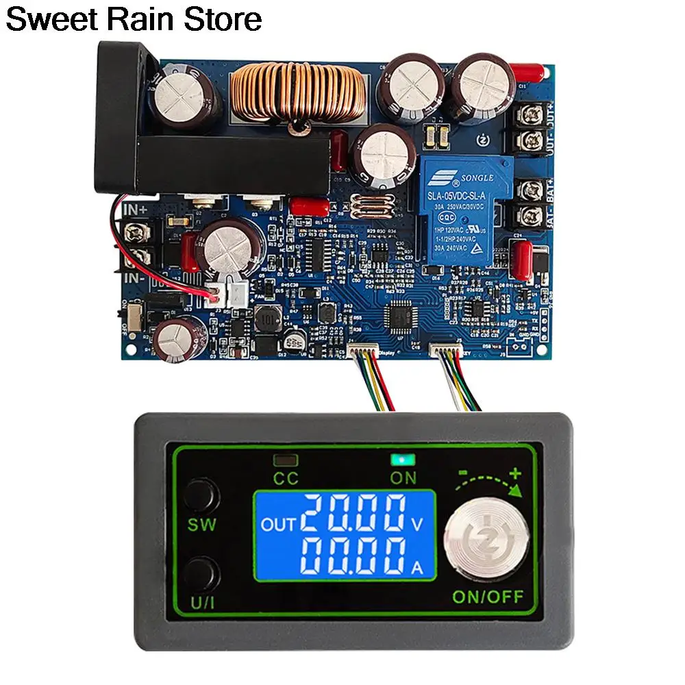 

DC 0-100V 50A 1000W LED Digital DC Step-Down Voltmeter Buck Constant Voltage Current MPPT Solar Energy Battery Power Supply