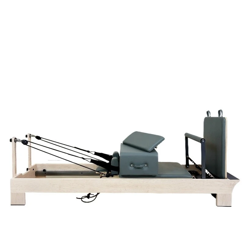 

YTYIN Factory Direct Pilates Reformer, CE Certified Professional Reformer Machine Made of Strong Maple Wood for Home Gym