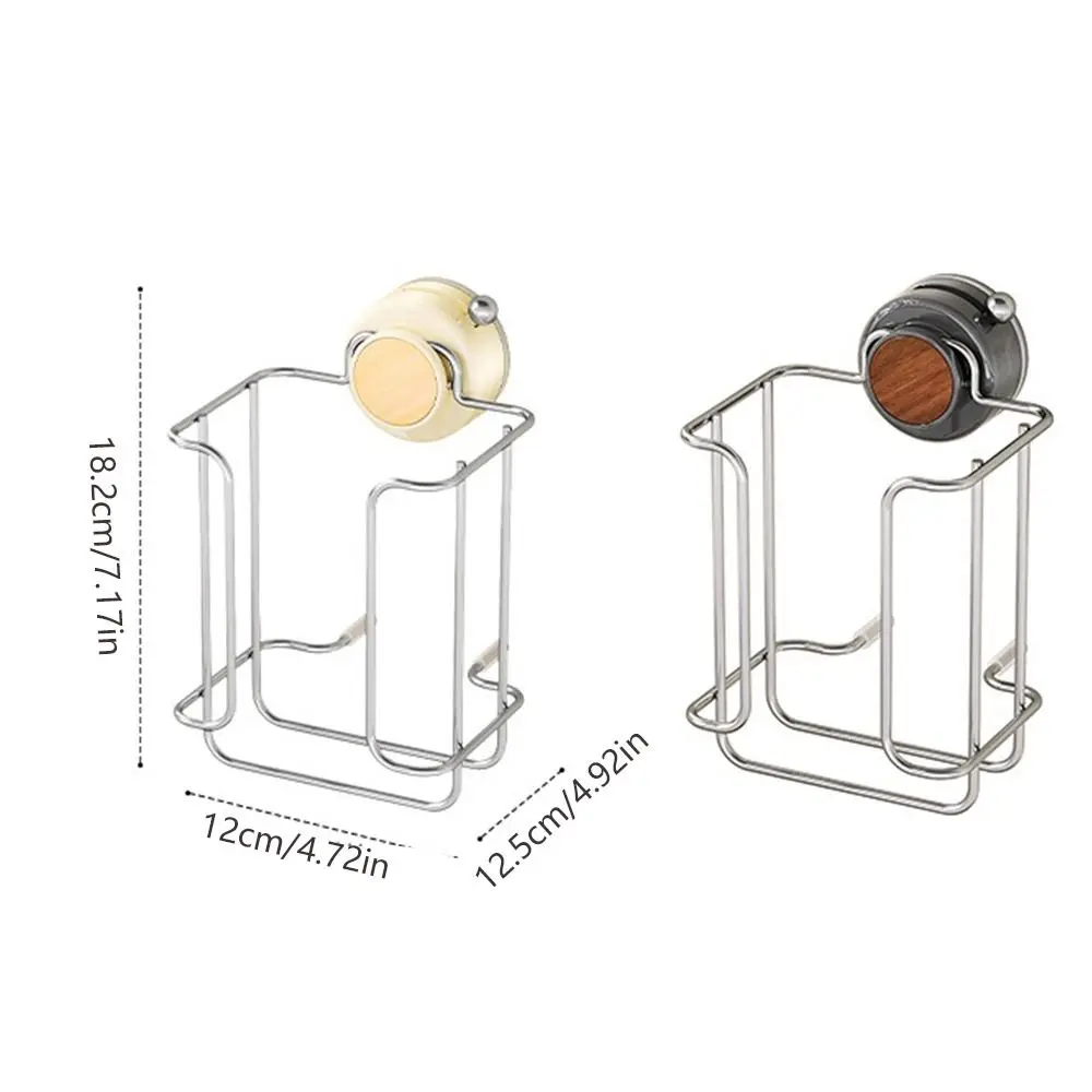 Wall-mounted Suction Cup Toilet Paper Rack Suction Cup Punch-Free Wet Tissue Holder Waterproof Space Saving view 6
