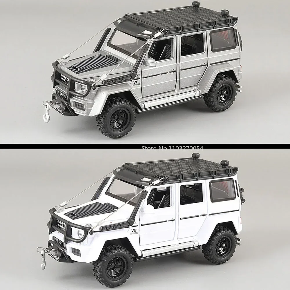 

1:32 G550 Модель автомобиля Миниатюрные игрушки Литой под давлением сплав Adventure Edition Внедорожник Звук Свет Откатная игрушка Мальчик Рождественский подарок