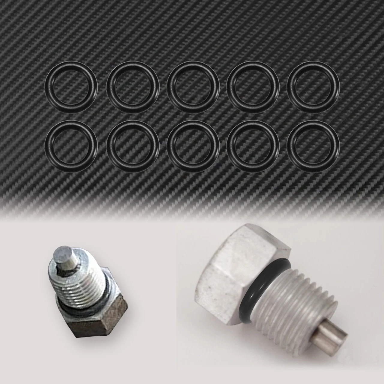 10PCS Motorcycle 11105 Sealing RingsTwin Cam O-Ring Oil Drain Plug Dealing Ring For Harley Dyna Softail FL Touring Sportster XL