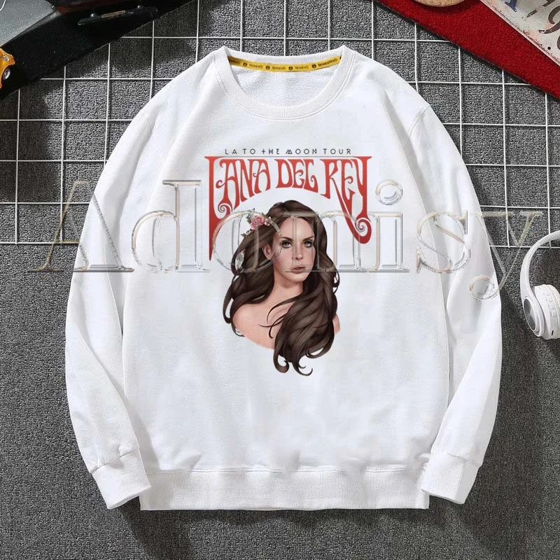 Lana Del Rey Hoodies Dames/Heren Mode Sweatshirt Met Capuchon Hot Sale Casual Kleding Maatwerk Voor Klanten