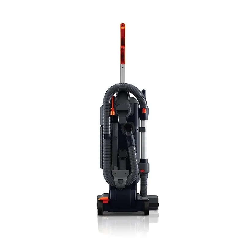 Hoover Commercial HushTone Upright Vacuum Cleaner, 15 inches with Intellibelt, For Carpet and Hard Floors, CH54115, Gray