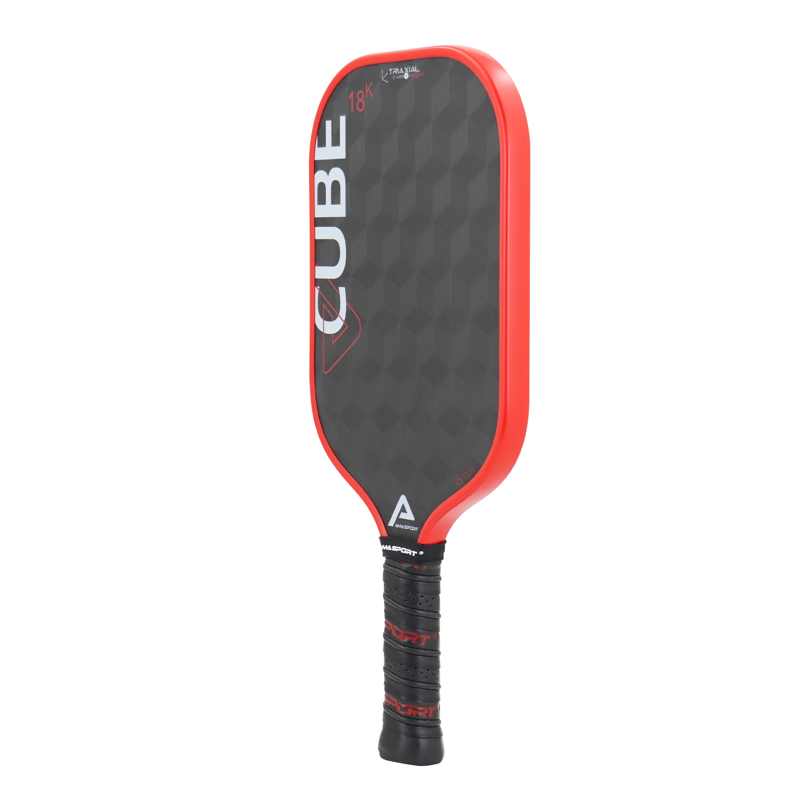 AMASPORT Pickleball Paddle Professional 18K Raw Carbon Fiber Thermoformed Friction with Edge Pickle Ball Racket for Training