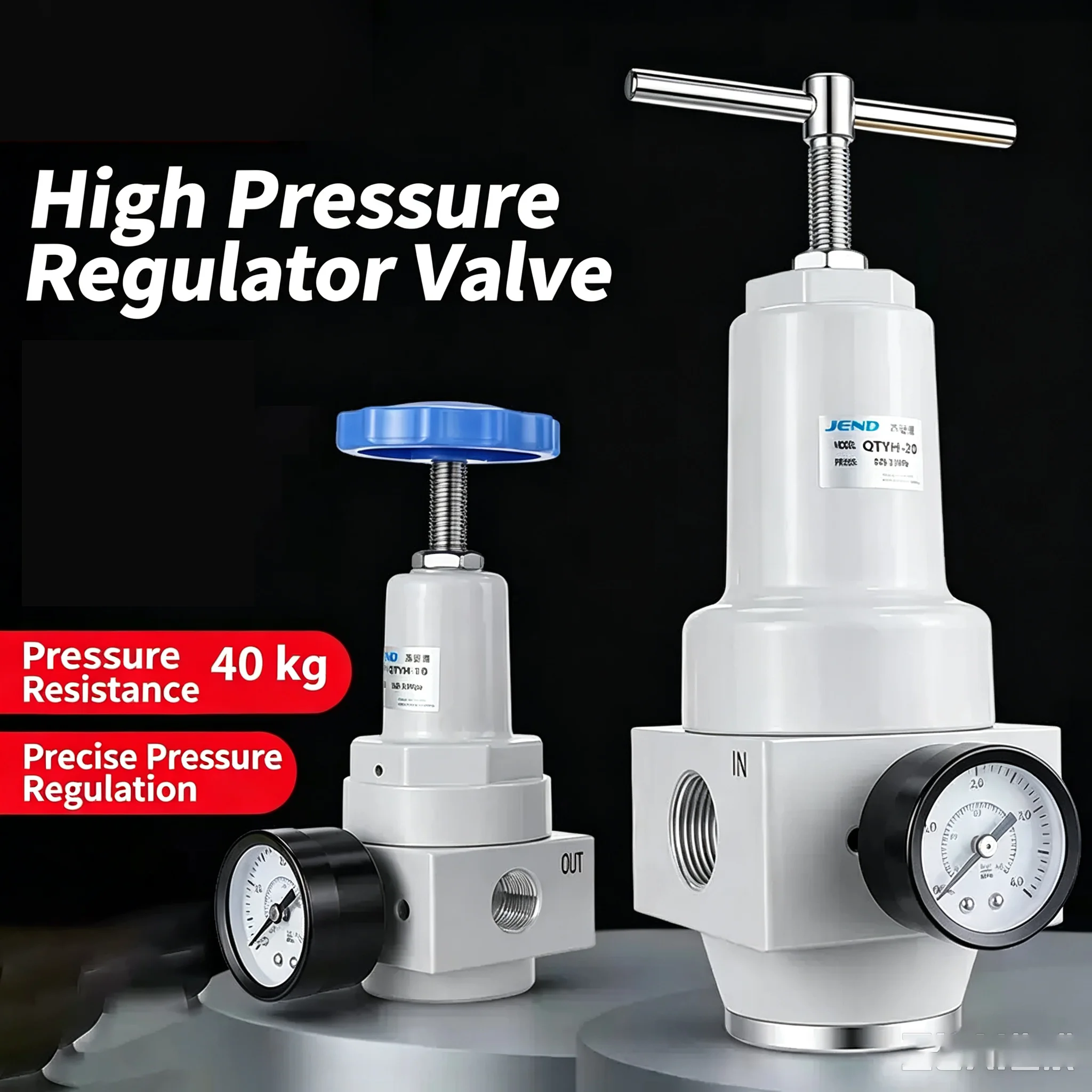 pump pneumatic high pressure reducing valve pressure regulating valve QTYH08/10/15/20/25/40/50 Air compressor air