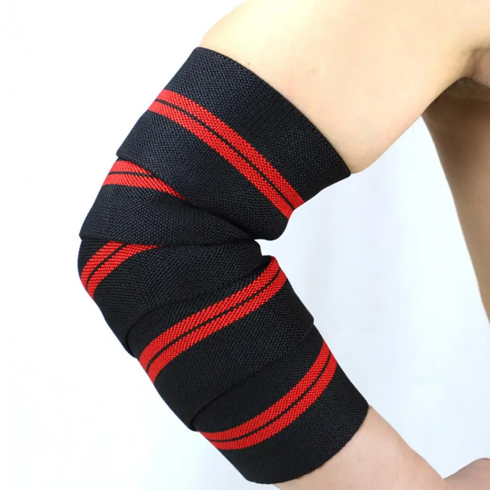 Łokieć Wrap Gym sport koszykówka rękaw kompresyjny na łokieć bandaż mężczyźni kobiety opaska wspierająca łokieć Arm Warmer orteza stawu łokciowego Protector