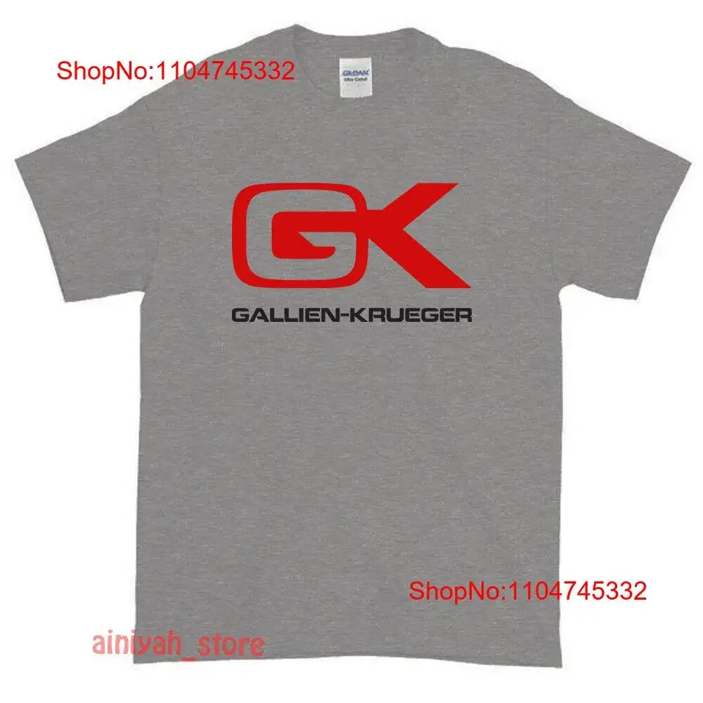 Camiseta divertida con Logo de amplificadores de bajos Gallien Krueger para hombre, talla estadounidense S XXL, vintage, lavada, gráfico suave, transpirable, a la moda