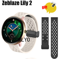 For Zeblaze LILY 2 Smart Watch Strap Wristband Silicone Sports Folding buckle Soft Women Men Band Screen protector Film