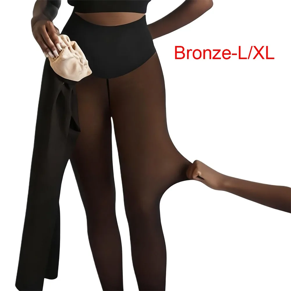 

Compression Band Magic One-Seam Leggings One Seam Design Fleece Lined Fleece Lined Leggings Snatch Waist Shaping Leggings Women