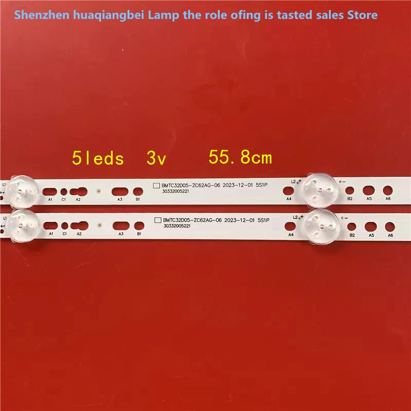 5leds TV backlight strip for Haier LE32A31 32V31 strip BMTC32D05-ZC62AG-06 30332005221 55.8cm 3V