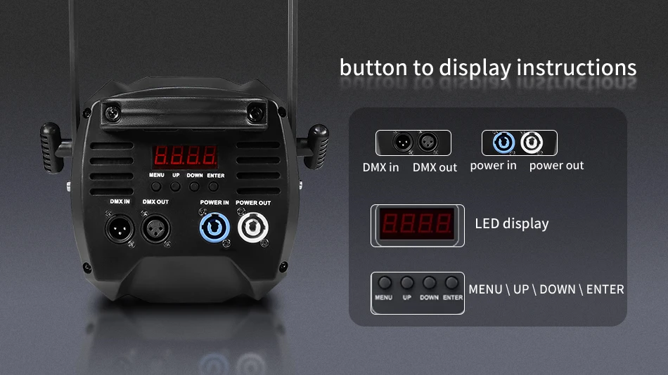 DMX 300W 2in1 Kalt+Warm /RGBW LED Zoom COB Beleuchtung für Party Nachtclub Kirche Hochzeit Lichteffekte – Detail 5