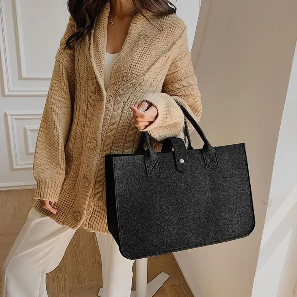 

Портативная фетровая сумка на плечо, большая вместительная игрушка, всякая всячина, сумка через плечо, органайзер для хранения, сумка-мессенджер для девочек