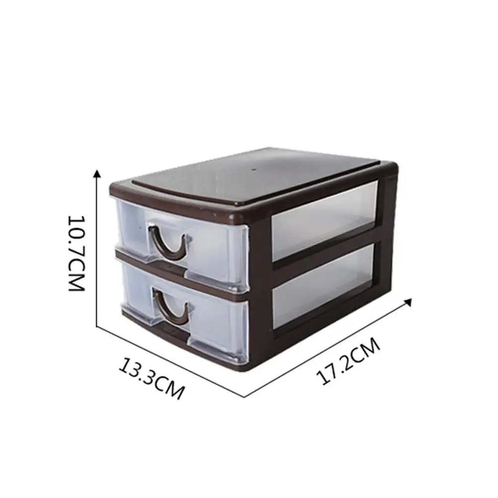 

Desktop Storage Box Transparent Plastic Organizer with Lid for Jewelry Glasses Cosmetics Eco Friendly Lightweight Portable