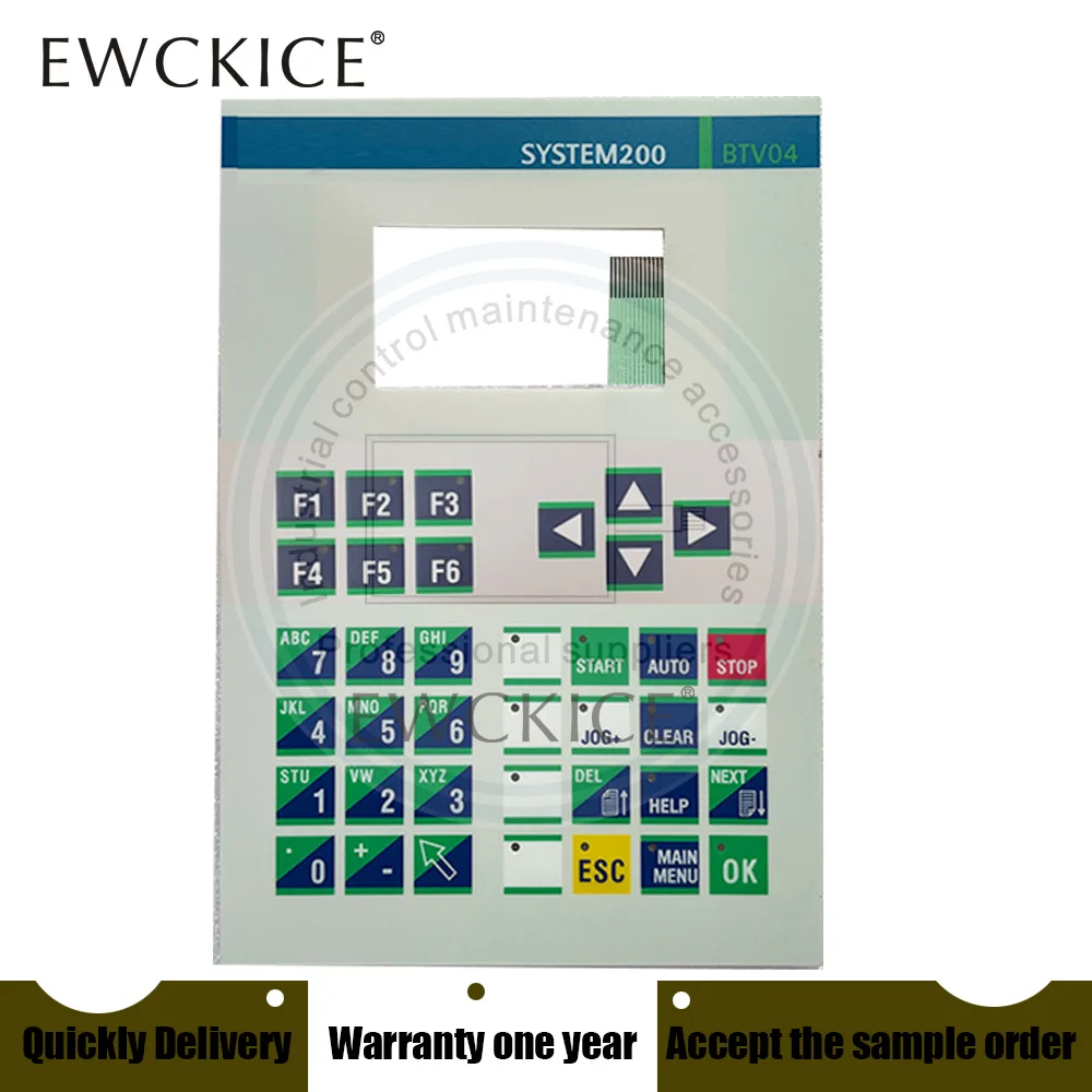 NEW SYSTEM200 BTV04 HMI BTV04.2GN-FW PLC Membrane Switch keypad keyboard