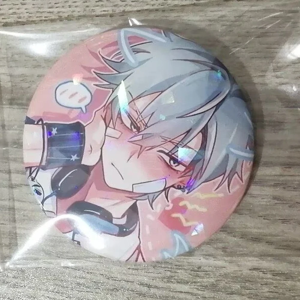 Anime Alien Stage Ivan Till Cospaly Badge Round Pins Unisex Collectable Brooches Bag Decoration Props