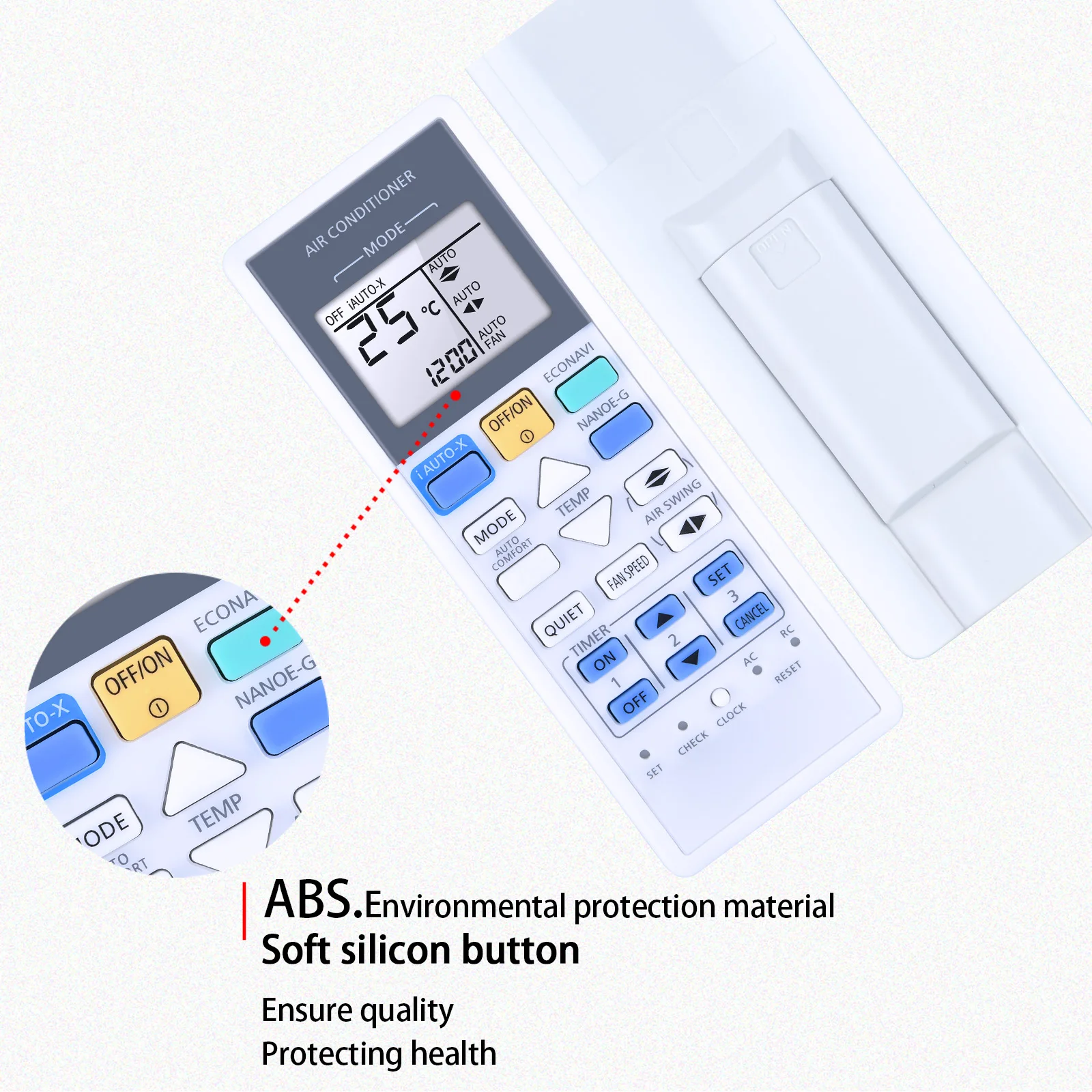 New Remote Control A75C4543 For Panasonic Inverter A/C AC Air Conditioner CS-S28RKH CS-V24RKH