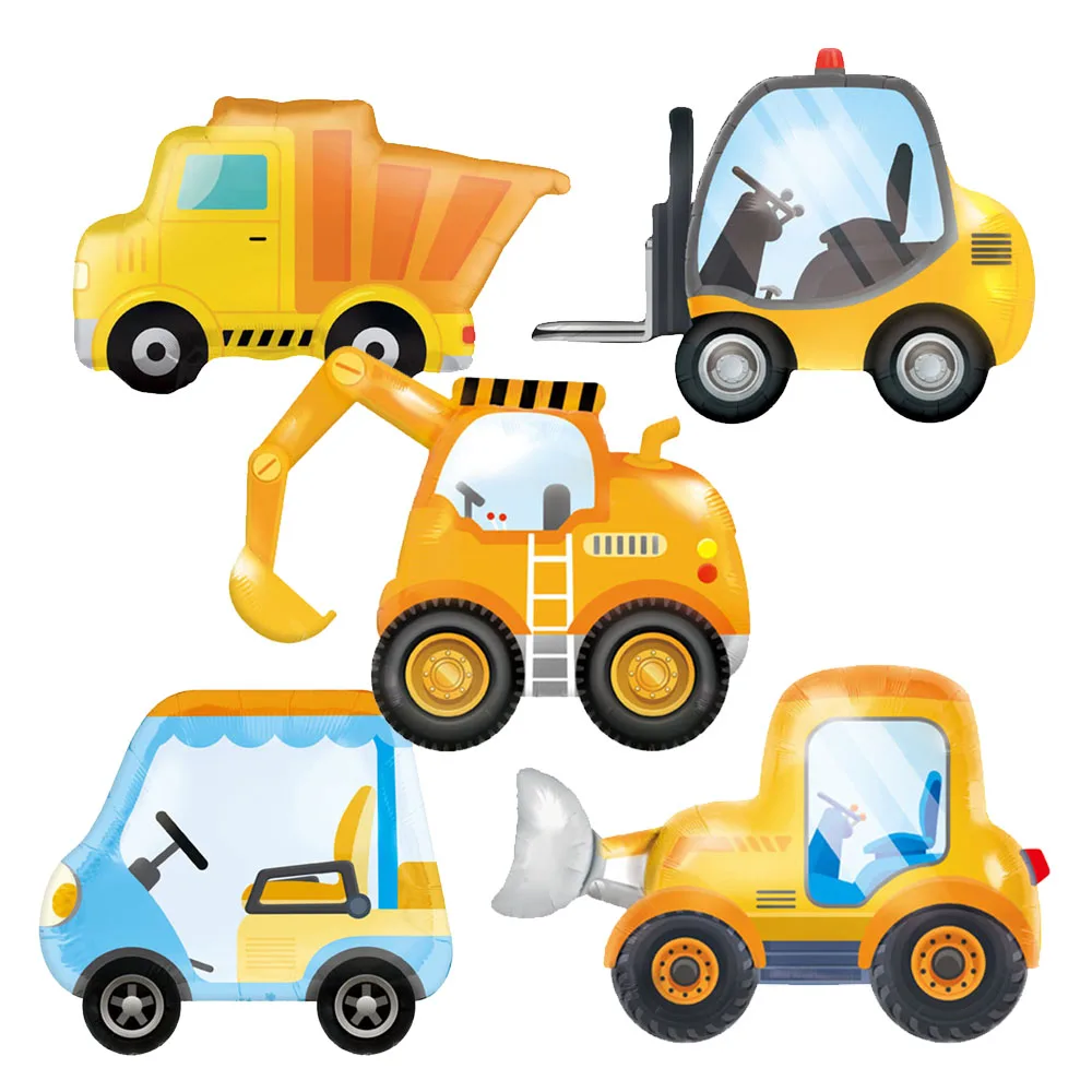5 шт., воздушный шар для строительной вечеринки, картонная коробка, воздушный шар для автомобиля, экскаватор, вилочный погрузчик, кран, воздушные шары для мальчика, строительство, день рождения 5 шт., воздушный шар для строительной вечеринки, картонная коробка, воздушный шар для автомобиля, экскаватор, вилочный погрузчик, кран, воздушные шары для мальчика, строительство, день рождения