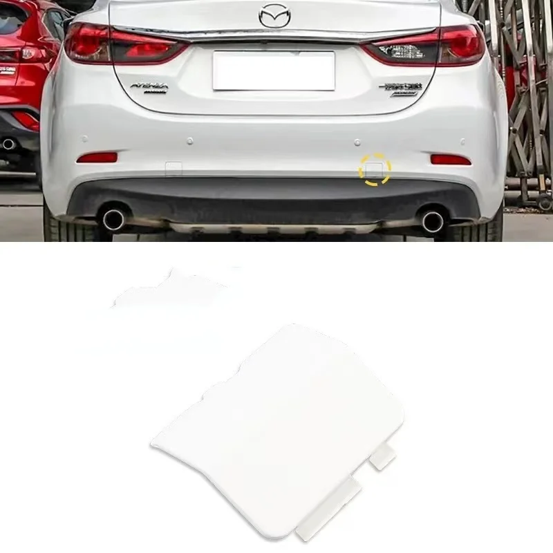 Car Rear Bumper Tow Hook Cover Lid Towing Trailer Hauling Eye Cap For Mazda 6 Atenza Sedan 2013 2014 2015 2016