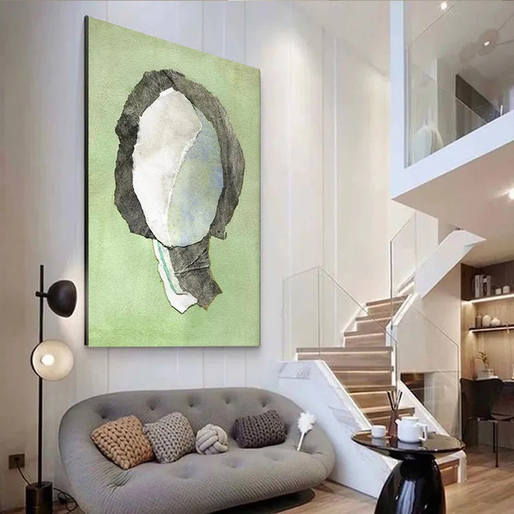 

Indoor Landscape Wall Art Picture Handpainted Oil Painting On Canvas Large Nordic Style Panel Paint Hanging Modern Home Decor