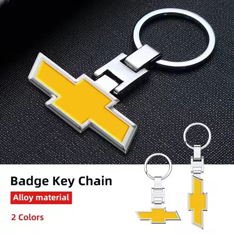 Car Logo Keychain Zinc Alloy Key Ring Accessories For Chevrolet Z71 Aveo Impala Lacetti Malibu Sail SS Cruze Sonic Silverado