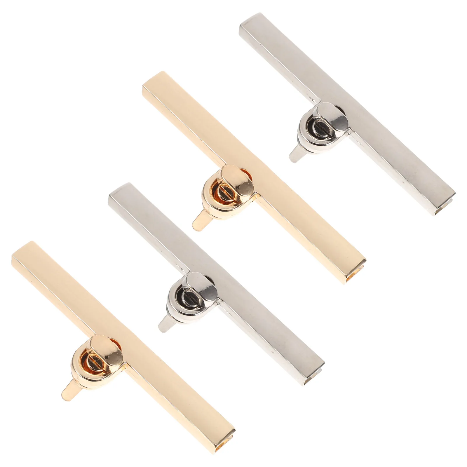 

4Pcs Rotating Lock Buckle Metal Swivel Clasps for Purse Clasp Closure Twist Lock Fastener Bag Remodeling Supplies Handbag