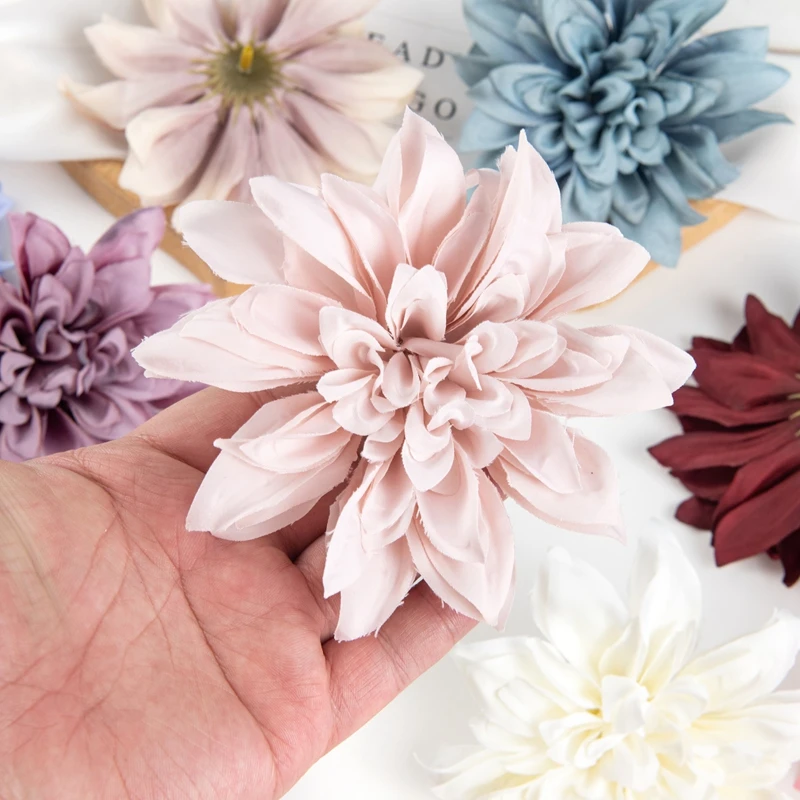5 Stück künstliche Seidenblumen, Gerbera, für Hochzeiten, Heimdekoration, Zimmer, Garten, Festivals, Brautaccessoires, Ausverkauf, DIY-Geschenk, Süßigkeitenbox – Detail 4