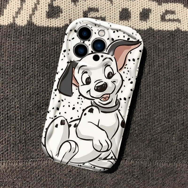 Disney 101 Dalmatians Anime For Apple iPhone 15 14 13 12 11 XS XR X 7 8 Pro Plus Max Soft Wave Oil Phone Case