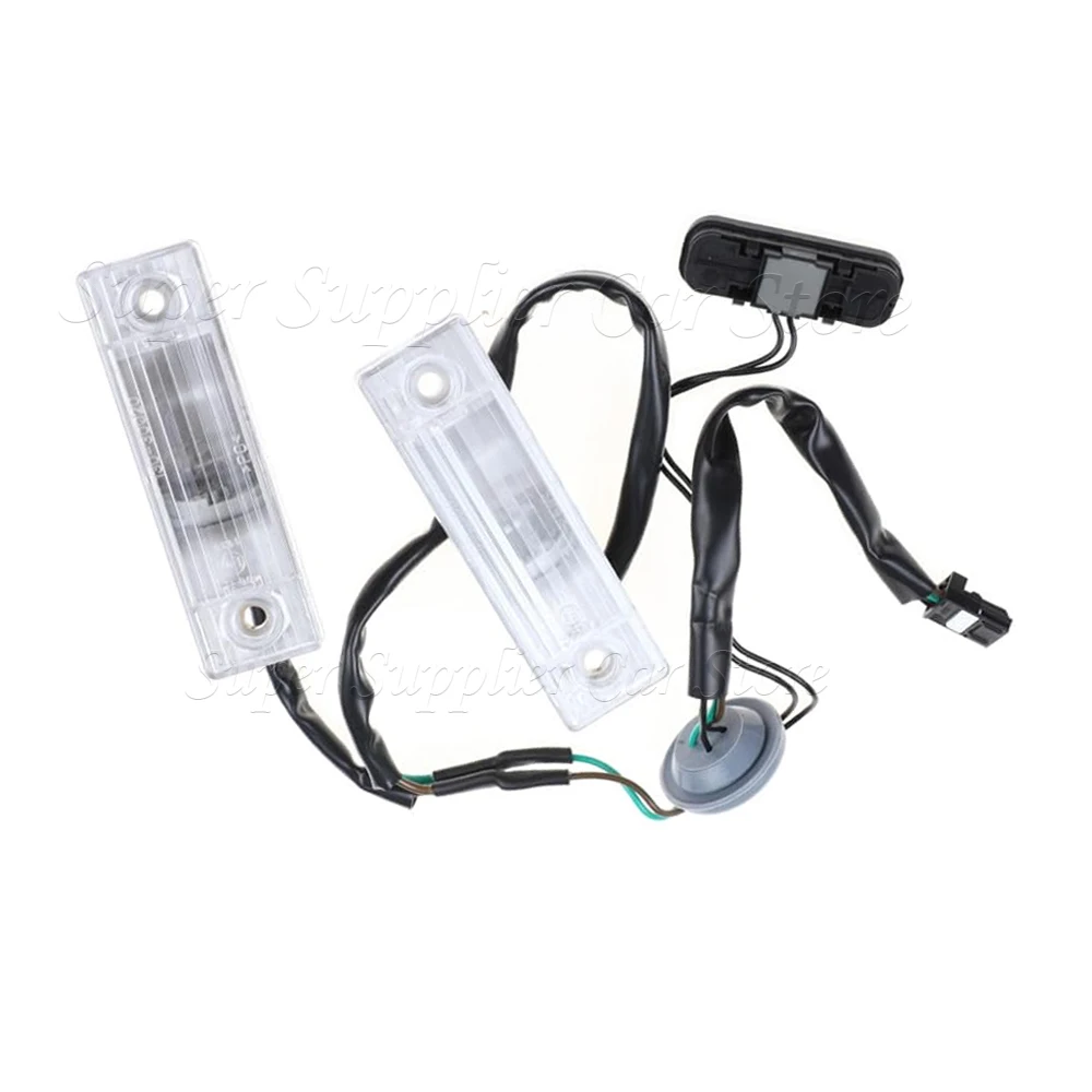 For Chevrolet Chevy Cruze Orlando Car Rear License Plate Light Lamp with Trunk Release Switch Lock Tailgate Lid Button 95961097