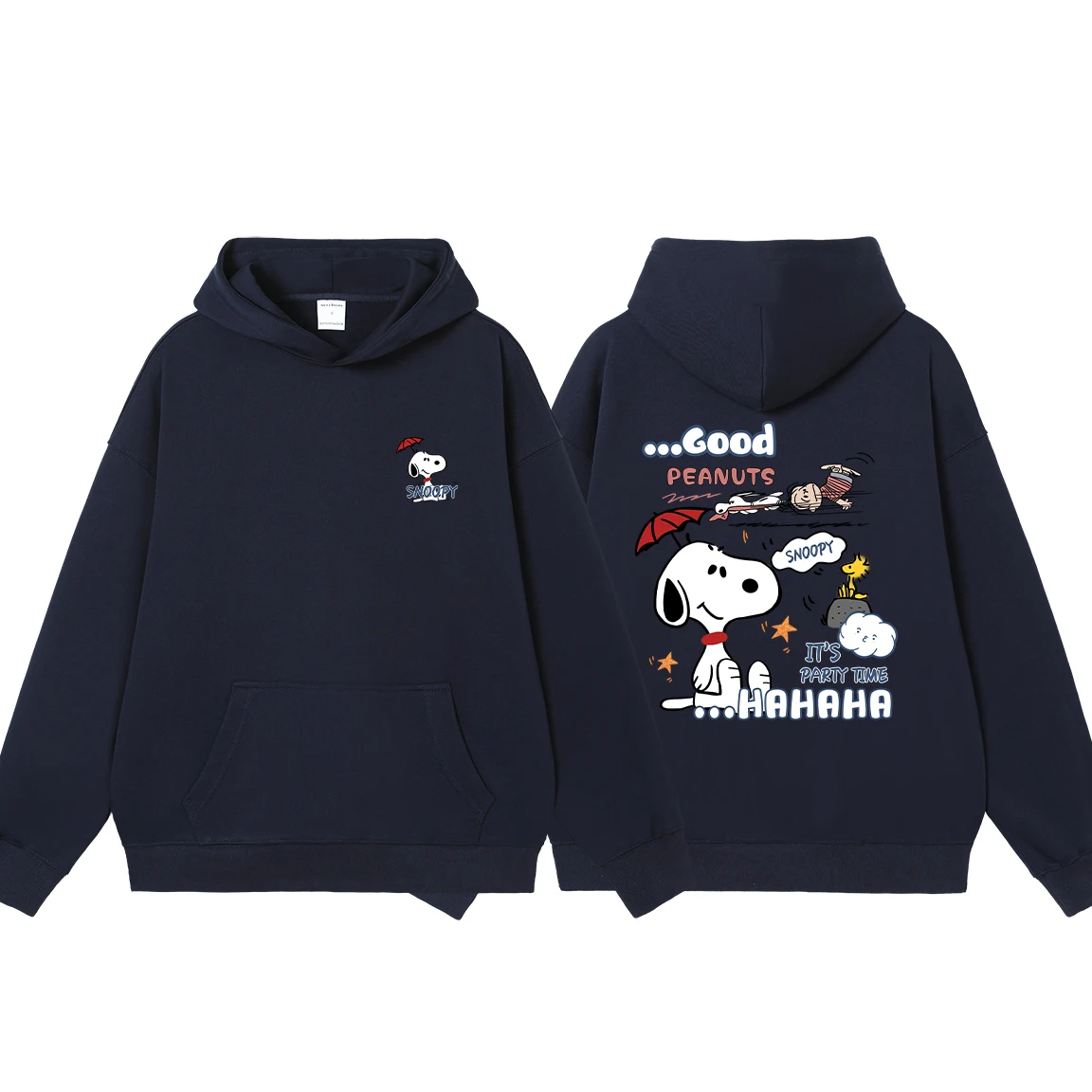 Snoopy hoodie Japanese cartoon cartoon hoodie couple trendy brand hooded hoodie women all season loose casual jacket hoodies