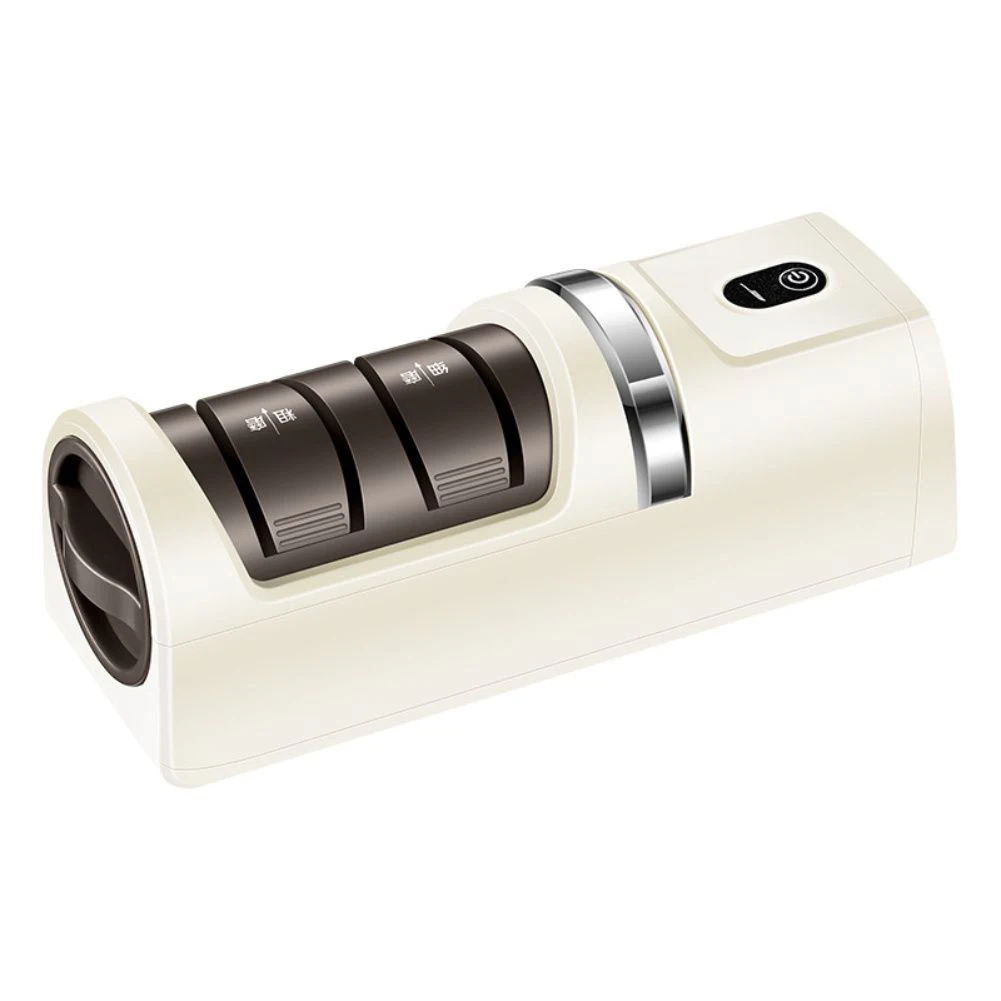 Sharpener For Kitchen And Outdoor Tools Green Electric Sharpener Smooth Finish Stable Performance for versatile Usage for